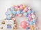 Kate Cake Smash Pastel Ballon Fleur Arche Toile de fond conçue par Emetselch - Kate Backdrop FR