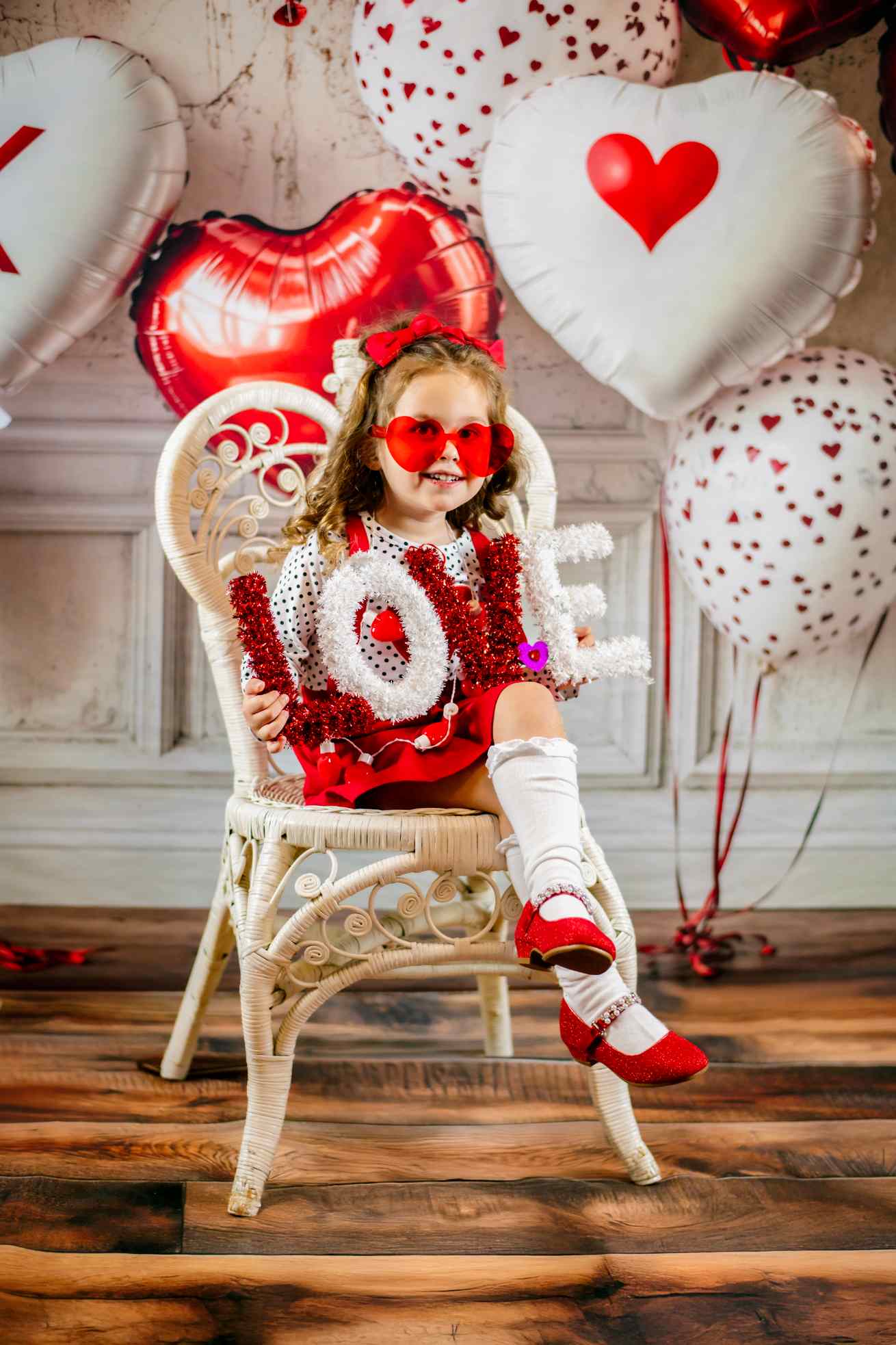 Kate Saint Valentin Ballon Mur Rétro Toile de fond conçue par Emetselch - Kate Backdrop FR