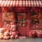 Kate Saint Valentin Ours en peluche Magasin Toile de fond conçue par Emetselch - Kate Backdrop FR