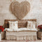 Kate Saint Valentin Boho Mur de briques Tête de lit Toile de fond conçue par Emetselch - Kate Backdrop FR