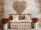 Kate Saint Valentin Boho Mur de briques Tête de lit Toile de fond conçue par Emetselch - Kate Backdrop FR