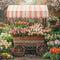 Kate Printemps Chariot de fleurs Tulipes Jardin Toile de fond conçue par Emetselch - Kate Backdrop FR