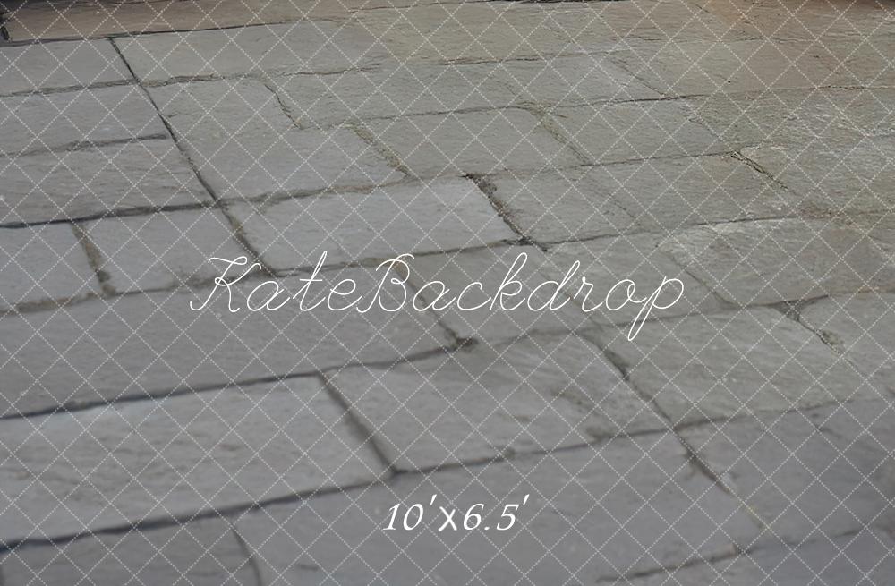Kate Pierre Brique Gris Sol Toile de fond conçue par Emetselch - Kate Backdrop FR