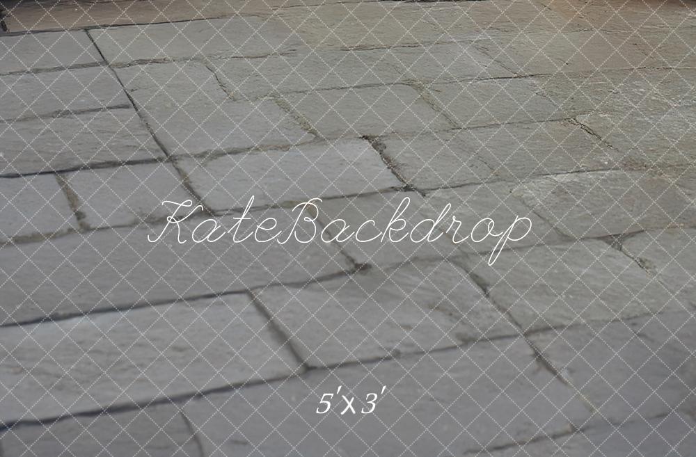 Kate Pierre Brique Gris Sol Toile de fond conçue par Emetselch - Kate Backdrop FR