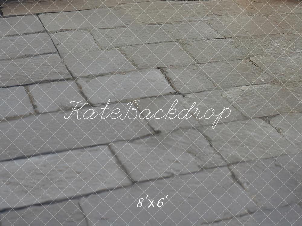 Kate Pierre Brique Gris Sol Toile de fond conçue par Emetselch - Kate Backdrop FR