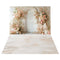 Kate Fleurs Mariage Arche Bohème Doux Toile de fond+Abstrait Beige Blanc Sol Toile de fond - Kate Backdrop FR