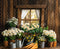Kate Printemps Pâques Rustique Fleur Fenêtre Toile de fond conçue par Emetselch - Kate Backdrop FR