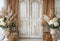 Kate Bohème Rustique Floral Porte Vintage Toile de fond conçue par Emetselch - Kate Backdrop FR