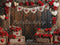 Kate Saint Valentin Rustique Roses Mur en bois Toile de fond conçue par Emetselch - Kate Backdrop FR