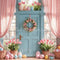 Kate Pâques Tulipes Œufs Porte Rideaux Toile de fond conçue par Emetselch - Kate Backdrop FR