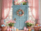 Kate Pâques Tulipes Œufs Porte Rideaux Toile de fond conçue par Emetselch - Kate Backdrop FR
