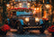 Kate Saint Valentin Voiture Roses Lumière Toile de fond conçue par Emetselch - Kate Backdrop FR