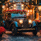 Kate Saint Valentin Voiture Roses Lumière Toile de fond conçue par Emetselch - Kate Backdrop FR