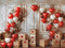 Kate Saint Valentin Ballons Rustique Bois Toile de fond conçue par Emetselch - Kate Backdrop FR