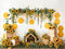 Kate Printemps Tournesol Jardin Nid d'abeille Toile de fond conçue par Emetselch - Kate Backdrop FR