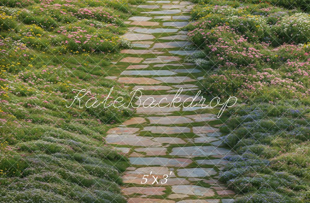 Kate Printemps Jardin Allée Sol Toile de fond conçue par Emetselch - Kate Backdrop FR