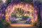 Kate Printemps Fée Glycine Arche Lumières Toile de fond conçue par Emetselch - Kate Backdrop FR