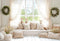 Kate Pâques Lapin Fenêtre Canapé Blanc Toile de fond conçue par Emetselch - Kate Backdrop FR