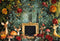 Kate Printemps Cake Smash Forêt Cerf Fleurs Cadre Toile de fond conçue par Emetselch - Kate Backdrop FR