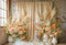 Kate Bohème Fleurs Rideaux Mur Vintage Toile de fond conçue par Emetselch - Kate Backdrop FR