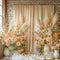 Kate Bohème Fleurs Rideaux Mur Vintage Toile de fond conçue par Emetselch - Kate Backdrop FR