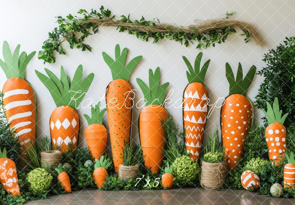 Kate Pâques Jardin de Carottes Intéressant Toile de fond conçue par Patty Roberts - Kate Backdrop FR