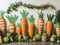 Kate Pâques Jardin de Carottes Intéressant Toile de fond conçue par Patty Roberts - Kate Backdrop FR
