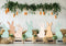 Kate Pâques Silhouettes de Lapin Carotte Toile de fond conçue par Patty Roberts - Kate Backdrop FR