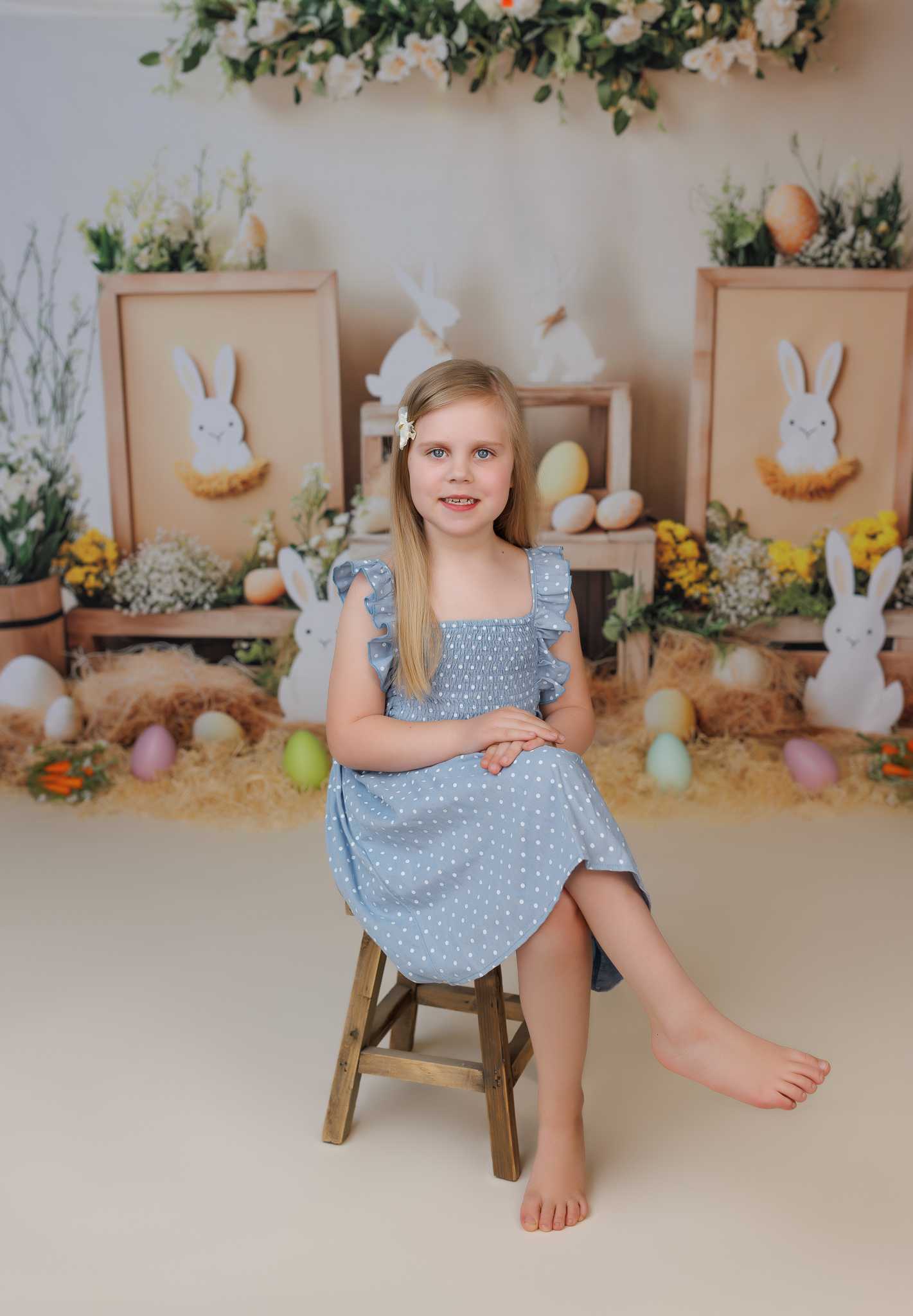 Kate Lapin Oeufs de Pâques Rustique Toile de fond conçue par Patty Roberts - Kate Backdrop FR