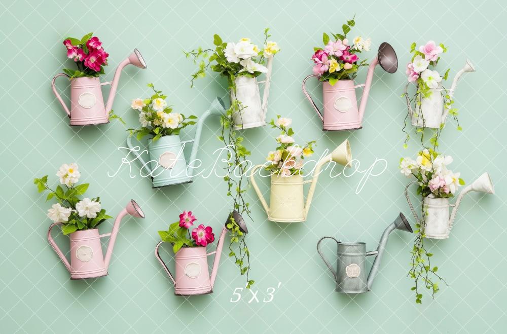 Kate Printemps Outils de Jardinage Toile de fond conçue par Patty Roberts - Kate Backdrop FR
