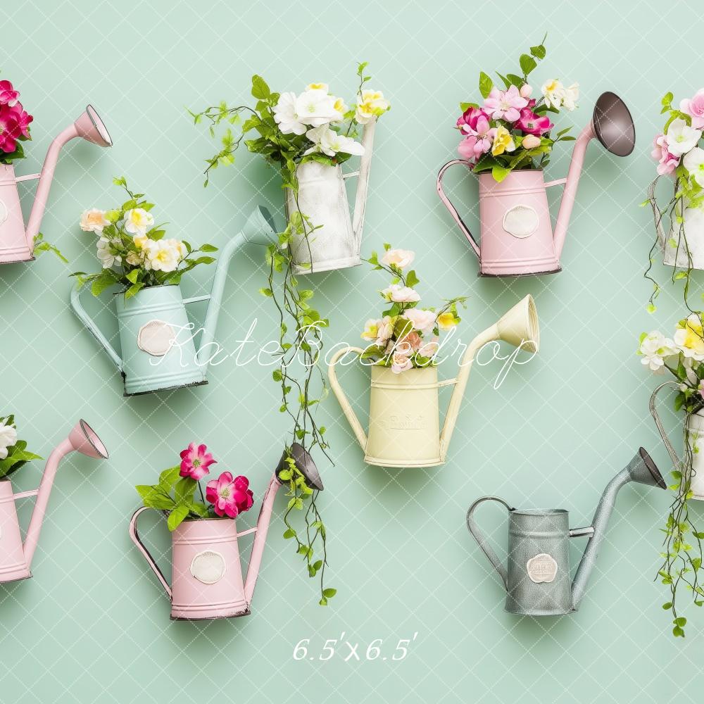 Kate Printemps Outils de Jardinage Toile de fond conçue par Patty Roberts - Kate Backdrop FR