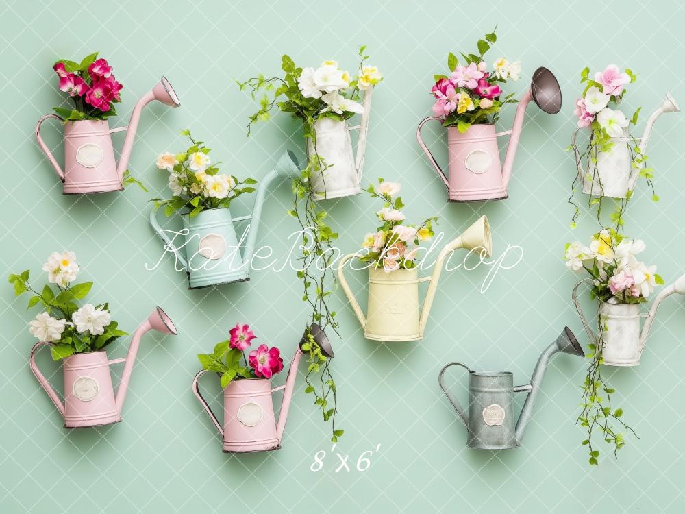 Kate Printemps Outils de Jardinage Toile de fond conçue par Patty Roberts - Kate Backdrop FR