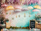 Kate Printemps Parapluie Jardin Fleurs Toile de fond conçue par Patty Roberts - Kate Backdrop FR