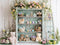 Kate Pâques Oeufs Ours en peluche Étagère Toile de fond conçue par Patty Roberts - Kate Backdrop FR