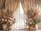 Kate Bohème Fleurs Beige Rideau Vase Toile de fond conçue par Emetselch - Kate Backdrop FR