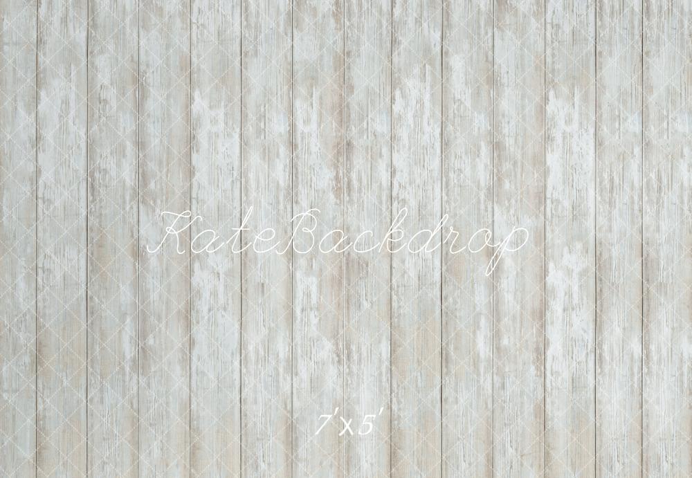 Kate Vintage Planche de Bois Blanc Sol Toile de fond conçue par Kate Image - Kate Backdrop FR