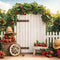 Kate Fraise Jardin Porte Rustique Panier Toile de fond conçue par Emetselch - Kate Backdrop FR