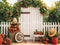 Kate Fraise Jardin Porte Rustique Panier Toile de fond conçue par Emetselch - Kate Backdrop FR