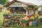 Kate Printemps Boutique de Fleurs Rustique Toile de fond conçue par Emetselch - Kate Backdrop FR