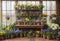 Kate Printemps Fleurs Fenêtre Intérieur Toile de fond conçue par Emetselch - Kate Backdrop FR
