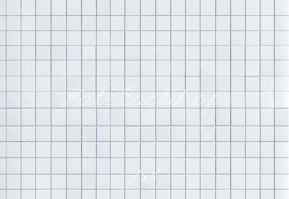 Kate Carrelage Blanc Intérieur Sol Toile de fond conçue par Kate Image - Kate Backdrop FR