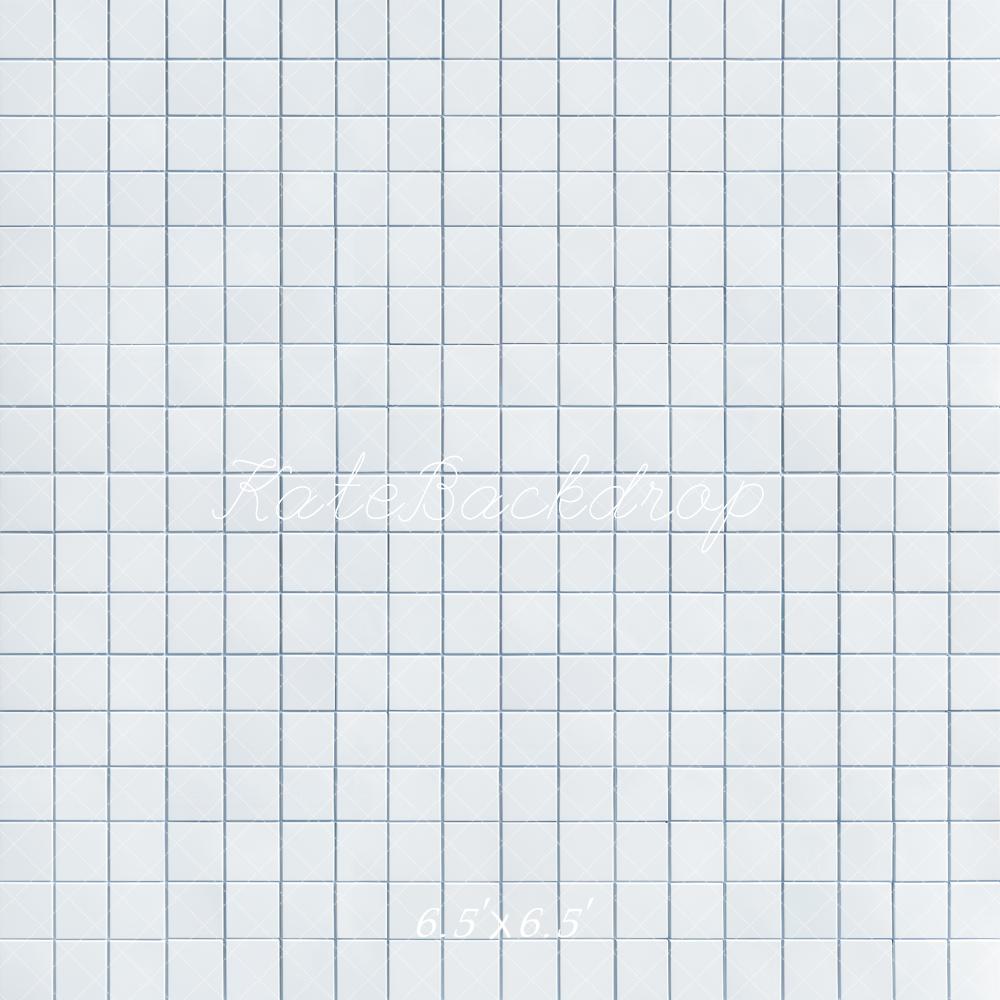 Kate Carrelage Blanc Intérieur Sol Toile de fond conçue par Kate Image - Kate Backdrop FR