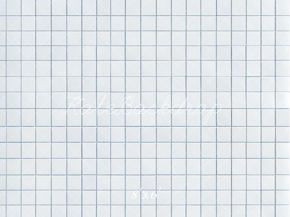 Kate Carrelage Blanc Intérieur Sol Toile de fond conçue par Kate Image - Kate Backdrop FR