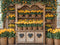 Kate Printemps Tulipe Étagère à Fleurs Rustique Toile de fond conçue par Emetselch - Kate Backdrop FR