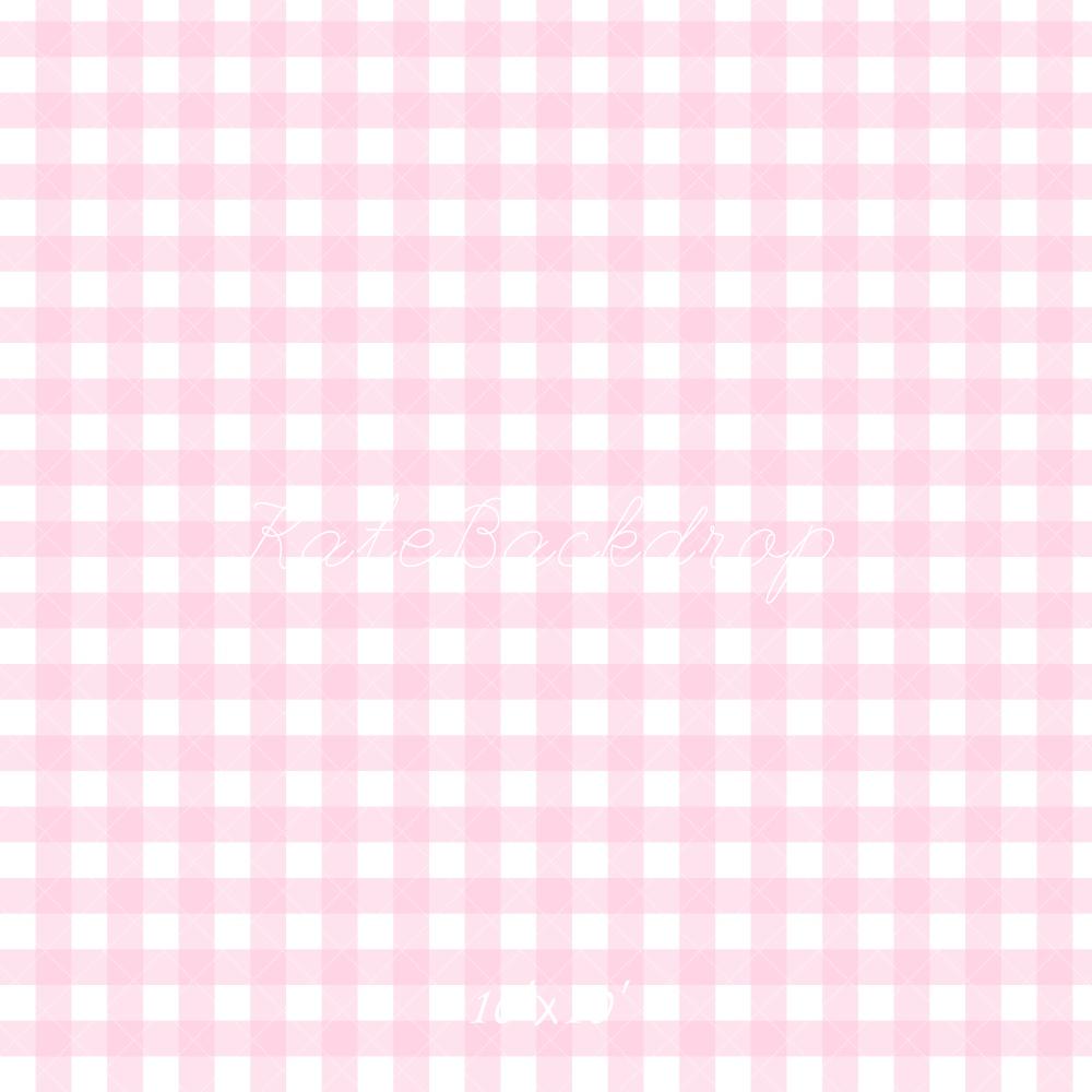 Kate Rose clair Motif à Carreaux Toile de fond conçue par Mandy Ringe - Kate Backdrop FR