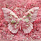 Kate Nouveau-né Anniversaire Fleurs Papillon Toile de fond conçue par Mini MakeBelieve - Kate Backdrop FR