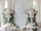 Kate Mariage Croix Fleurs Rideaux Toile de fond conçue par Mini MakeBelieve - Kate Backdrop FR
