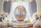 Kate Pâques Lapin Œufs Disco Fenêtre Toile de fond conçue par Mini MakeBelieve - Kate Backdrop FR