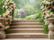 Kate Jardin Escalier en cascade Fleurs Toile de fond conçue par Mini MakeBelieve - Kate Backdrop FR