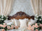 Kate Saint Valentin Élégant Fleur Tête de lit Toile de fond conçue par Mini MakeBelieve - Kate Backdrop FR
